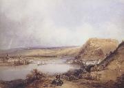William Callow Ehrenbreitstein and Koblenz from the heights of Pfaffendorf (mk47) oil painting picture wholesale